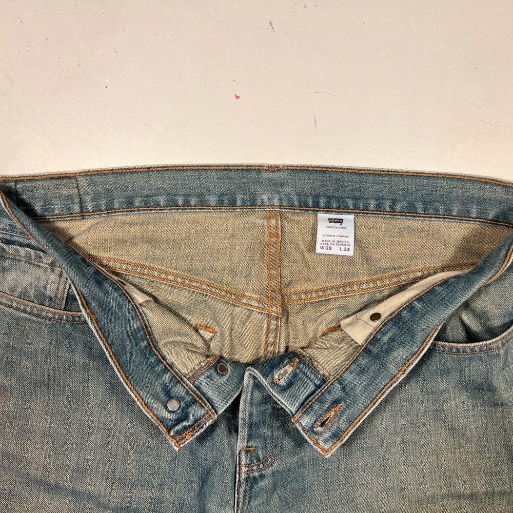 Vintage Levi Skinner low rise 38x34 jeans